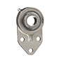 Three Bolt Flanged Unit, Stainless Steel Housing, Set Screw, SUCFB Type