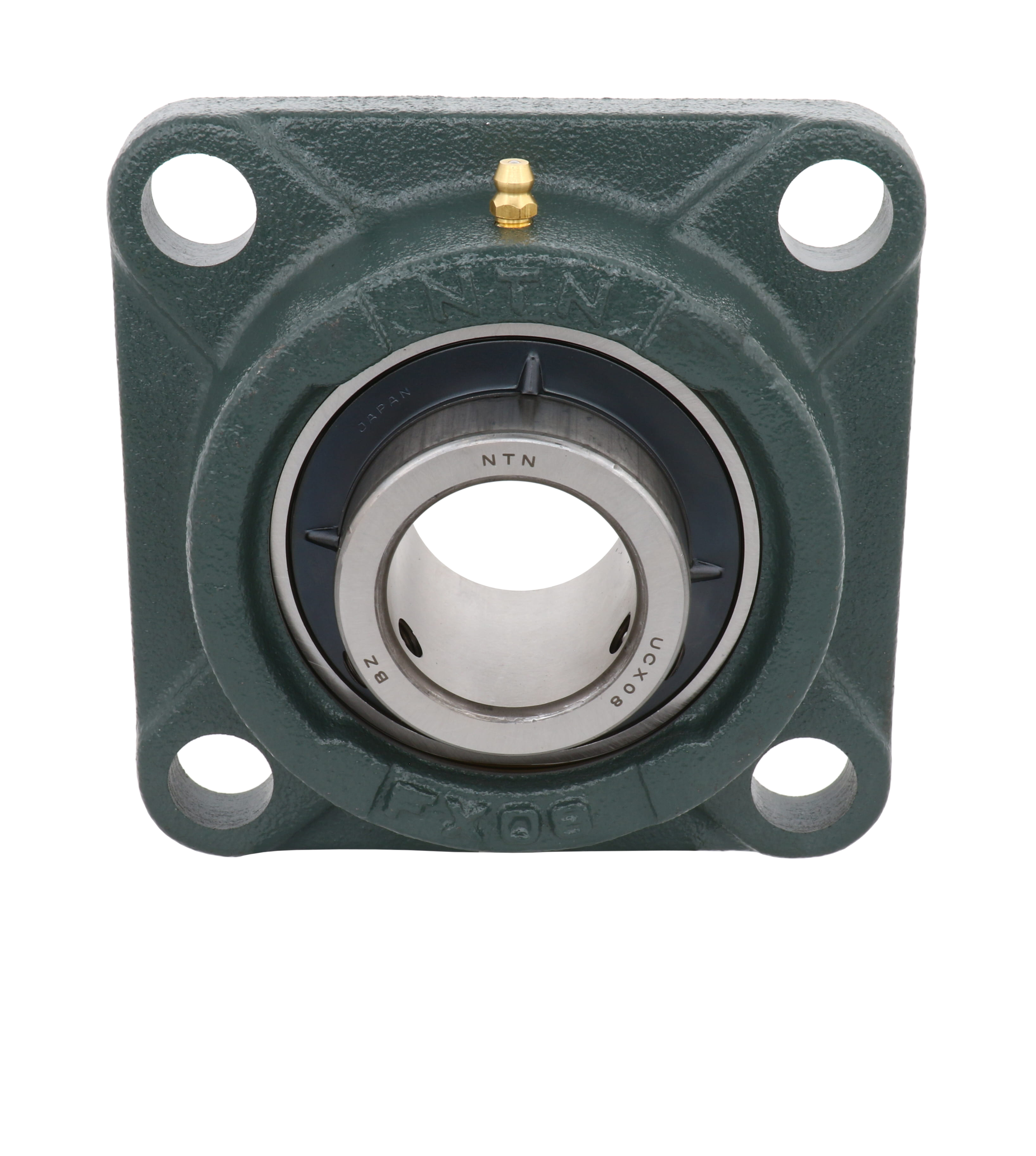 1/2 Mounted Bearing UCF201-8 - Square Flanged Cast Housing - VXB Brand
