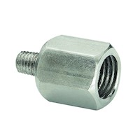 Adapter 1/4M - 1/4F nickle plated