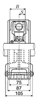 Stretcher Unit, Set Screw, UCM Type - Dimensions (2)