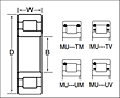 Single Row Cylindrical Roller Bearings - Non-Separable Type - Dimensions 
